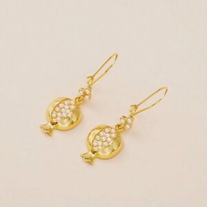 Boho pomegranate earrings S748